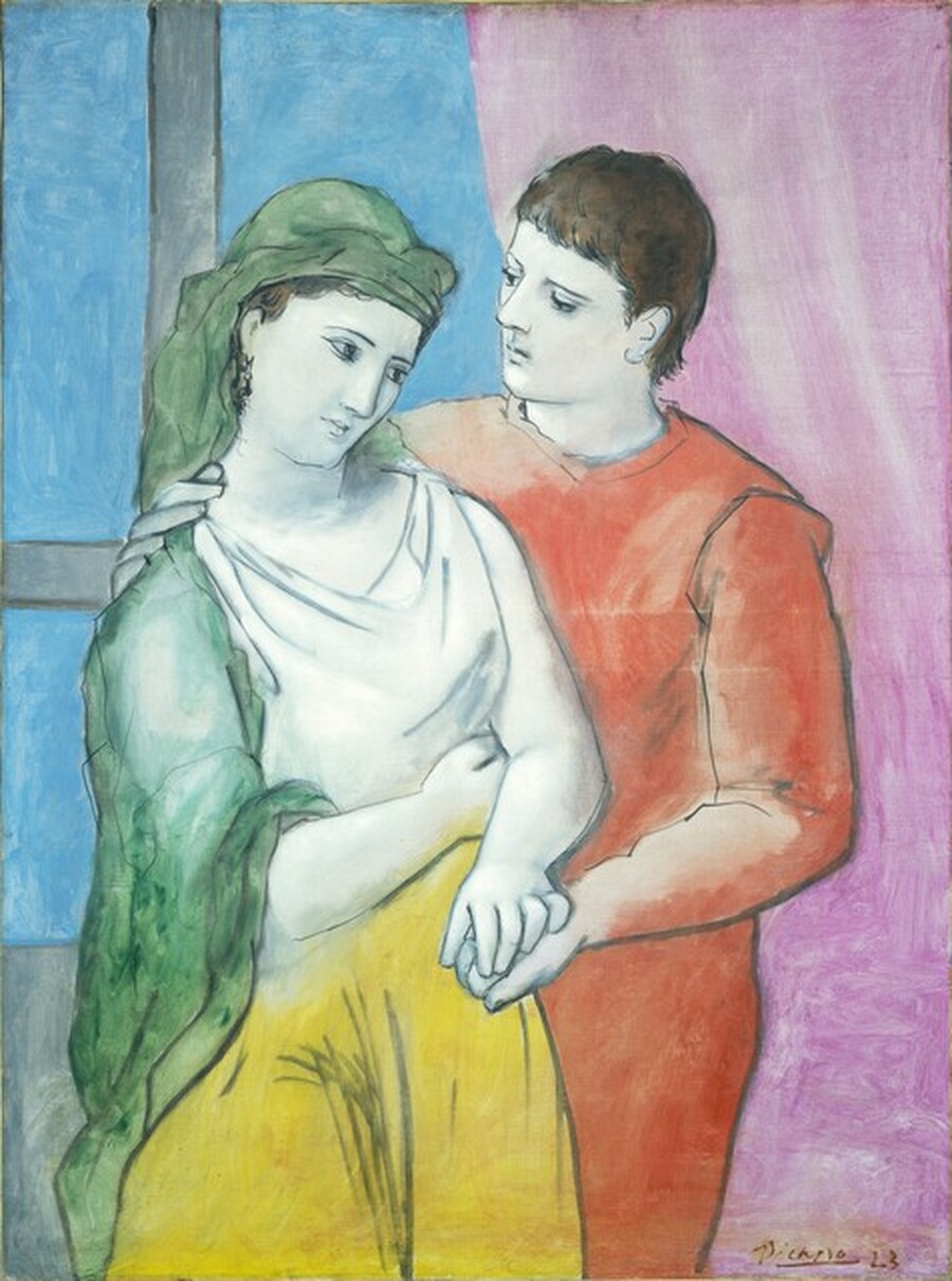 the lovers Pablo Picasso